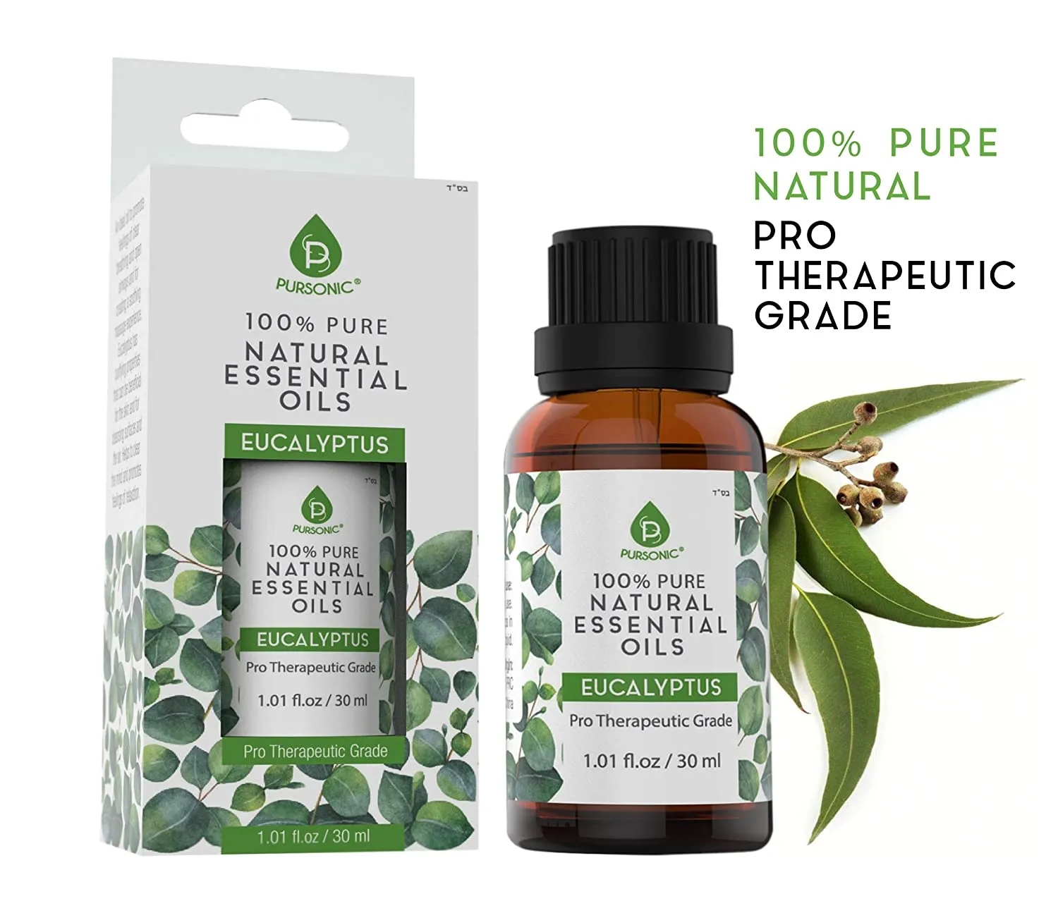 100% Pure Natural Essential Oils,30ML (Eucalyptus)