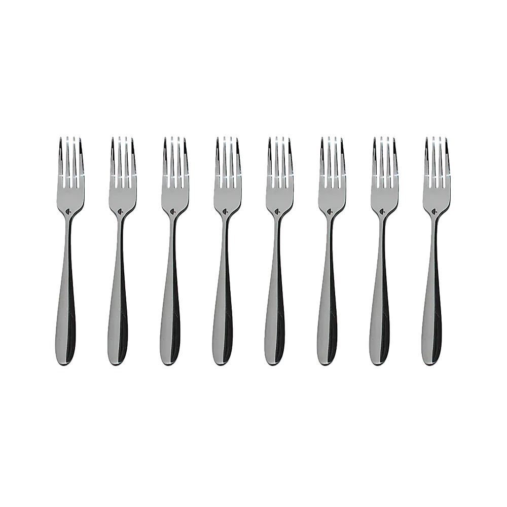 32-Piece Gleaming Stainless Steel Cutlery Set