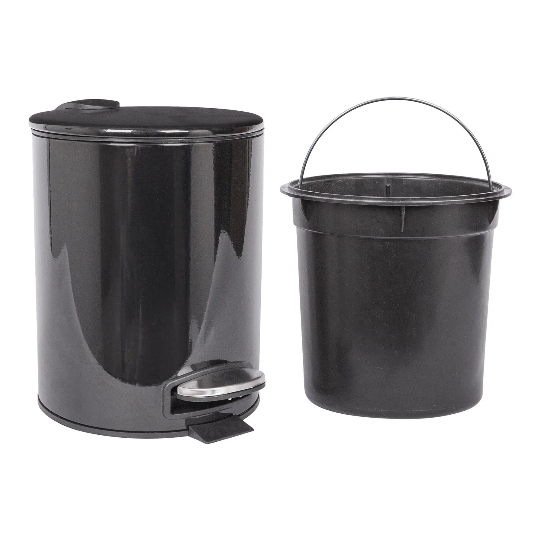 5L Round Stainless Steel Pedal Bin - By Harbour Housewares