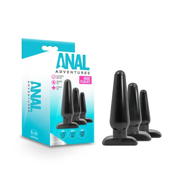 Anal Adventures Basic Butt Plug Kit