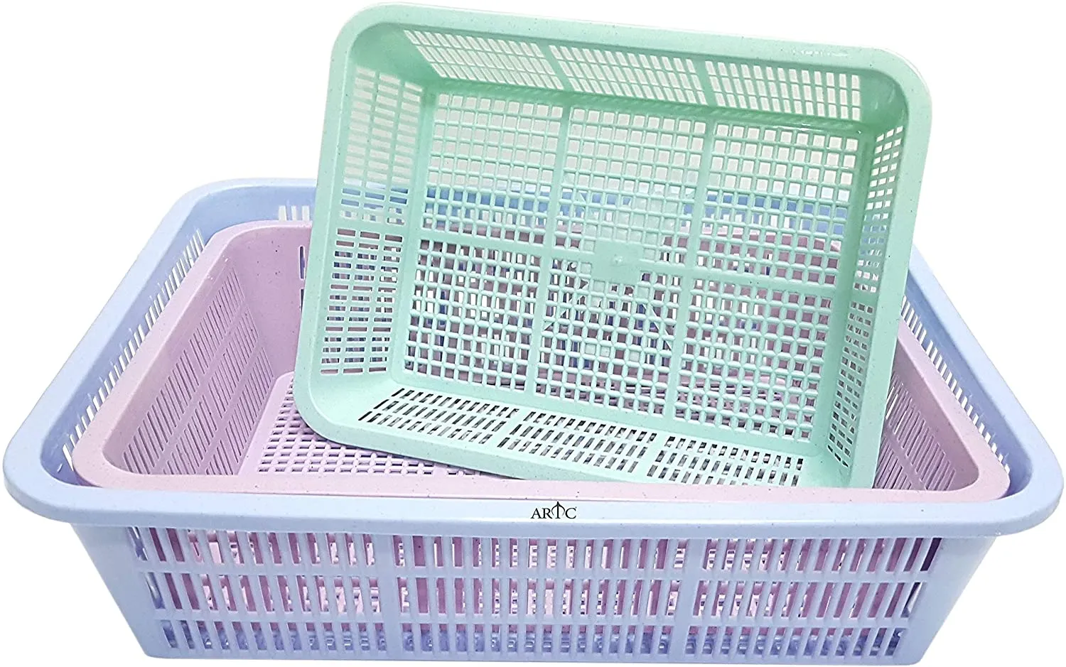 ARTC Plastic Vegetable And Fruits Kitchen Basket, Organizer