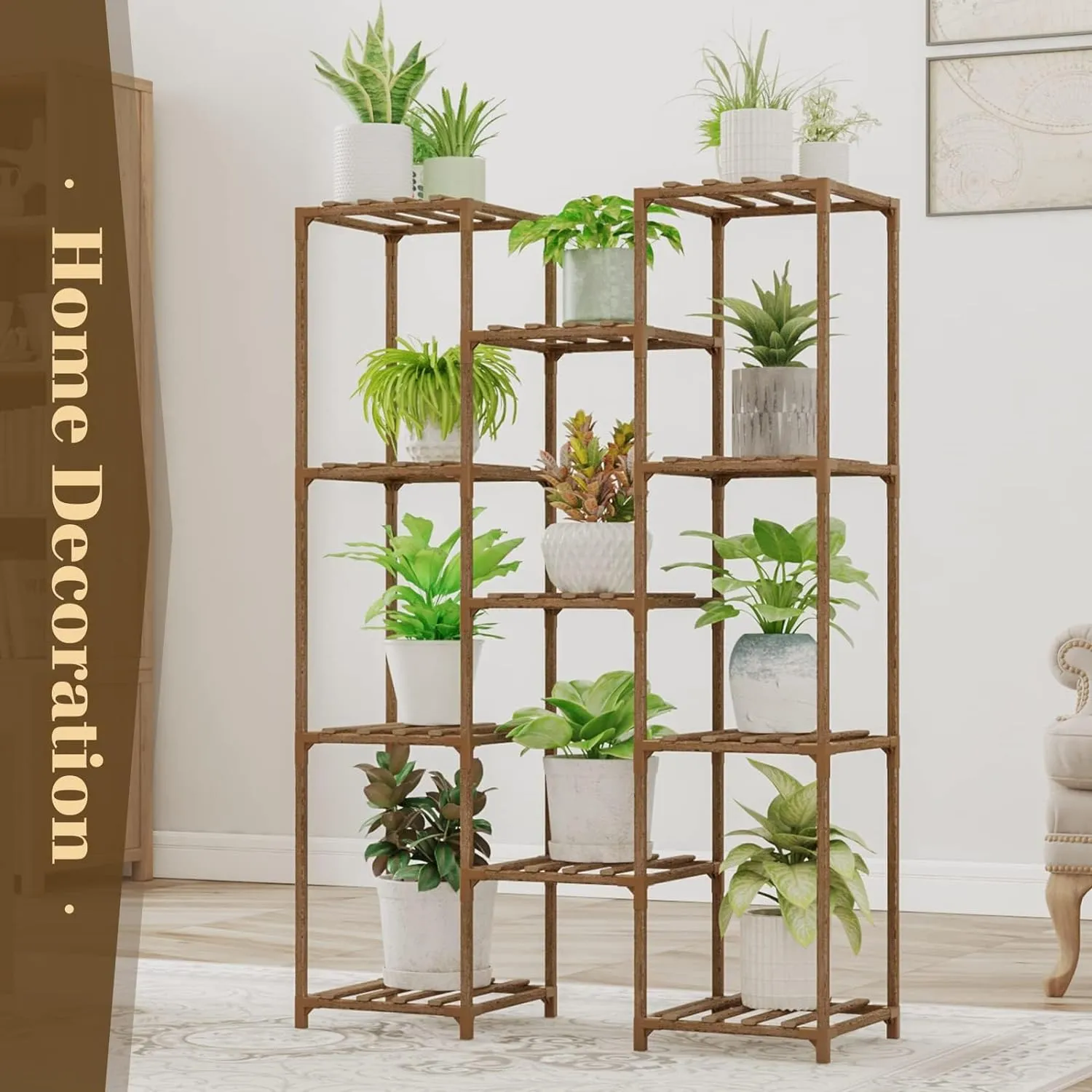 Bamboo Customizable Plant Stand