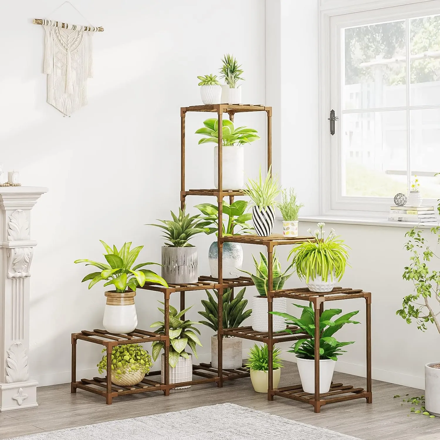 Bamboo Customizable Plant Stand