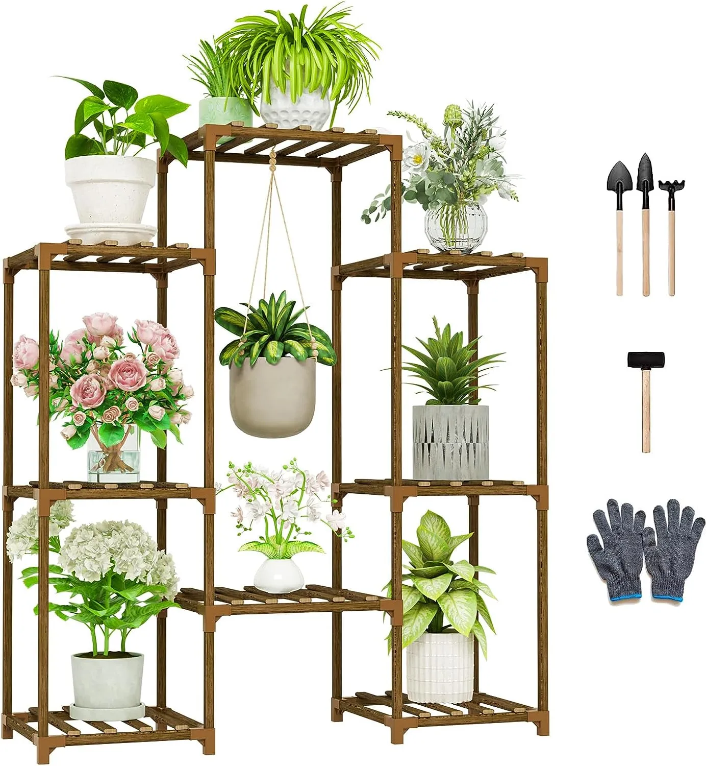 Bamboo Customizable Plant Stand