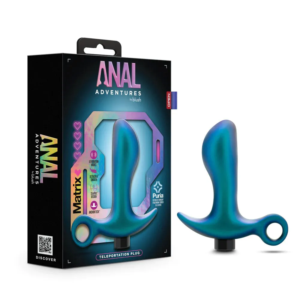 Blush Anal Adventures Matrix - Teleportation Vibrating Butt Plug