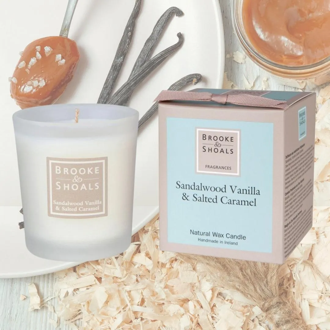 Brooke & Shoals Candle - Sandalwood Vanilla & Salted Caramel