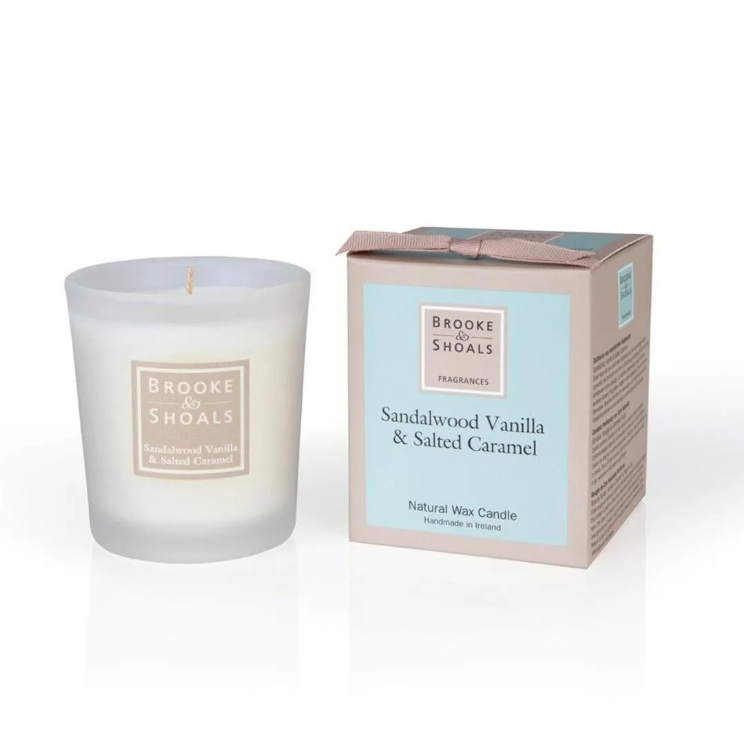 Brooke & Shoals Candle - Sandalwood Vanilla & Salted Caramel