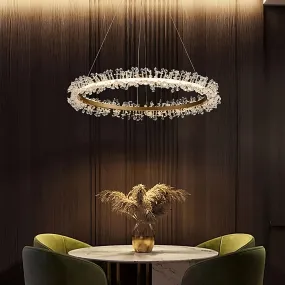 Capri Crystal Modern Light Fixture