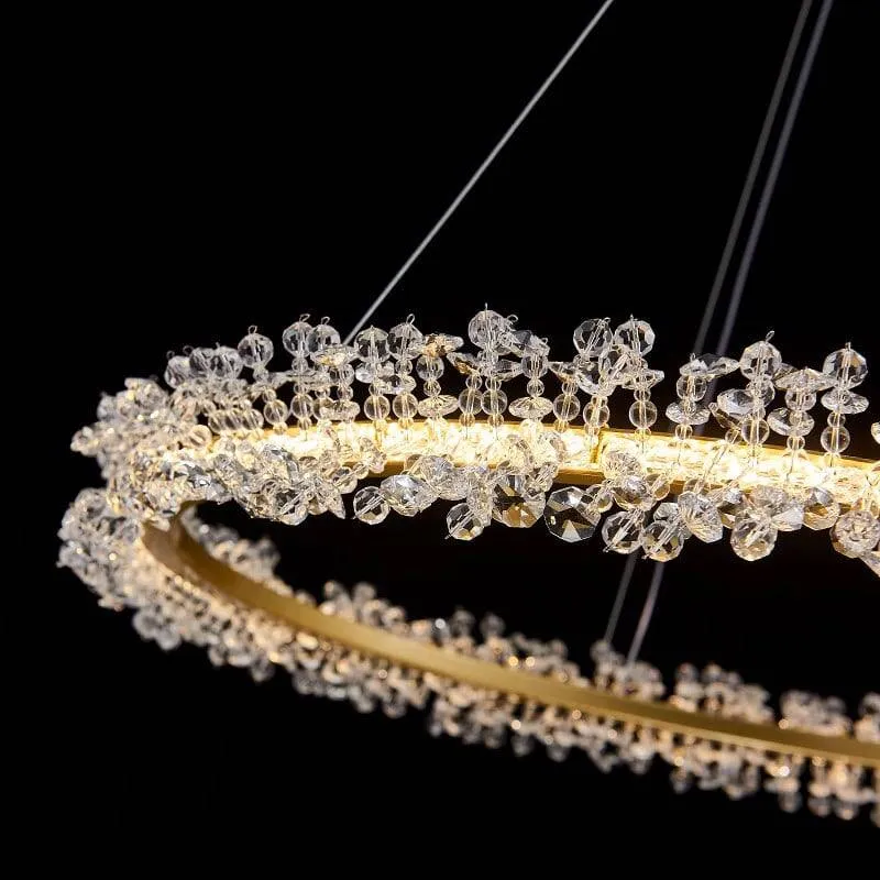 Capri Crystal Modern Light Fixture