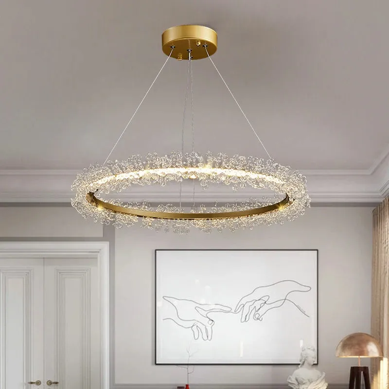 Capri Crystal Modern Light Fixture