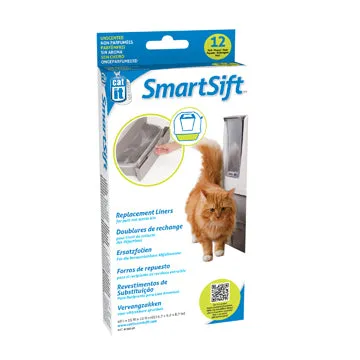 Catit Design SmartSift Replacement Liners - 12-pack For Pull-Out Waste Bin