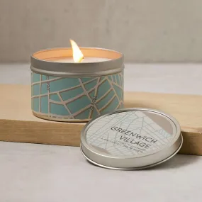 City Scapes Tin Candle