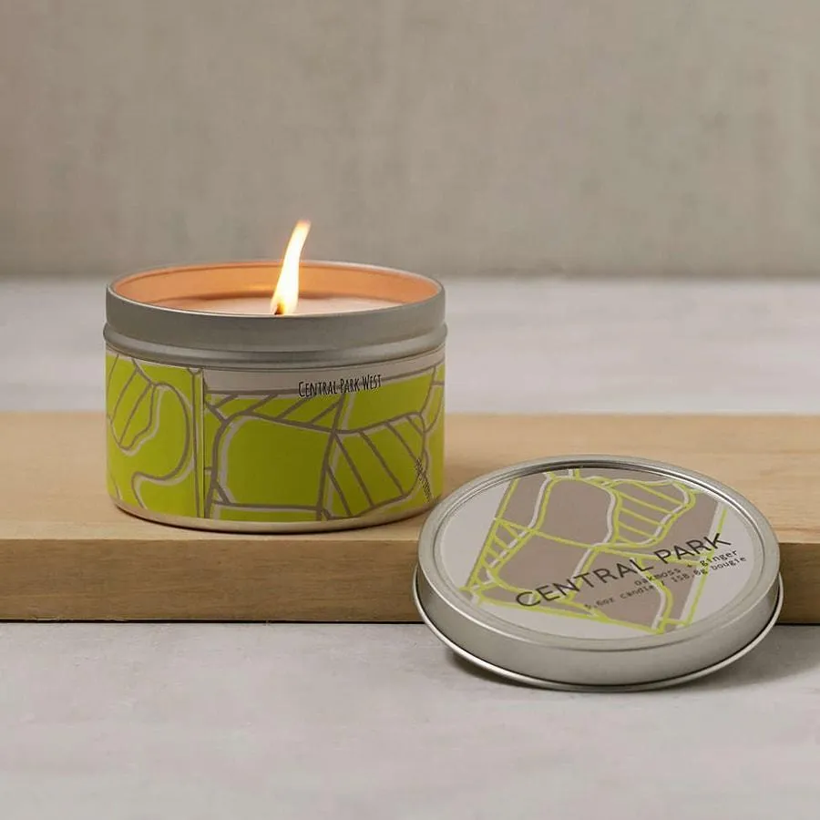 City Scapes Tin Candle