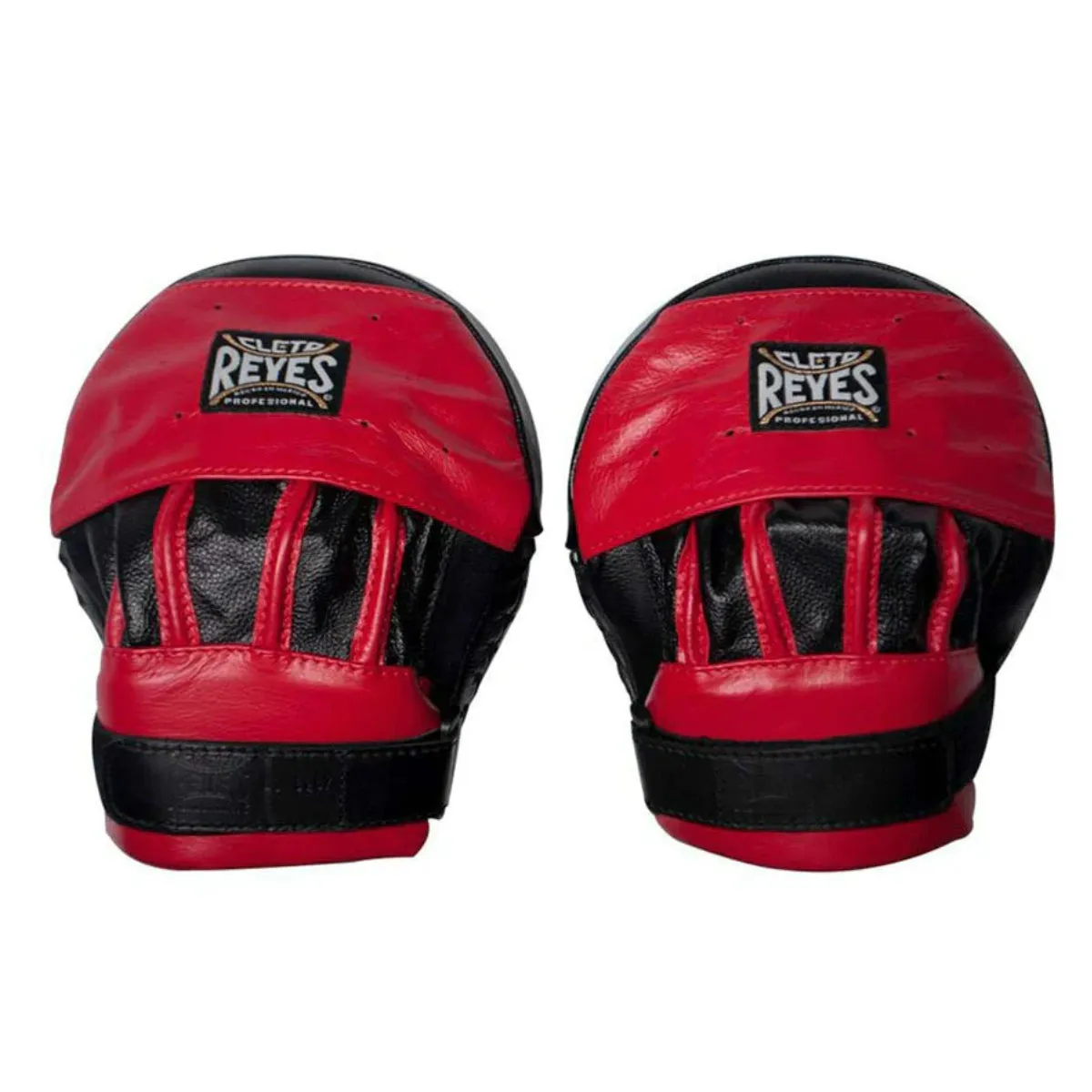 Cleto Reyes Curved Velcro Punch Mitts Red