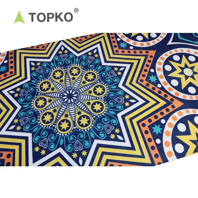 Custom Print Suede TPE Yoga Mat