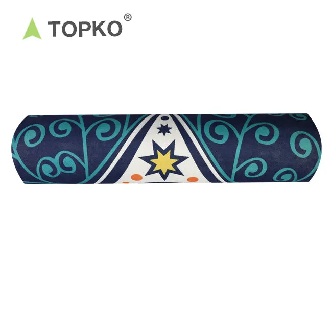 Custom Print Suede TPE Yoga Mat