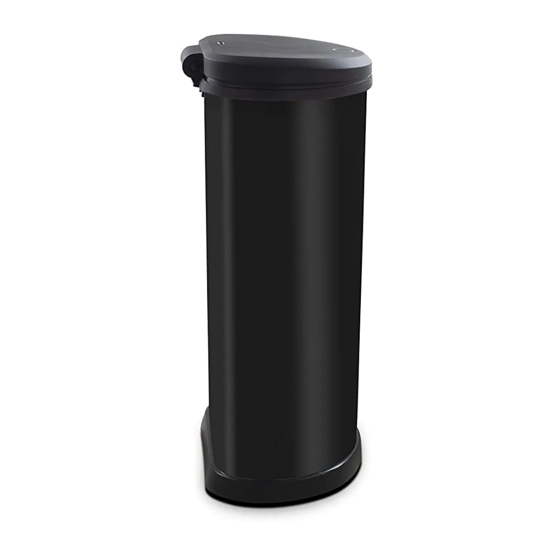 Deco Push Bin 40L Black