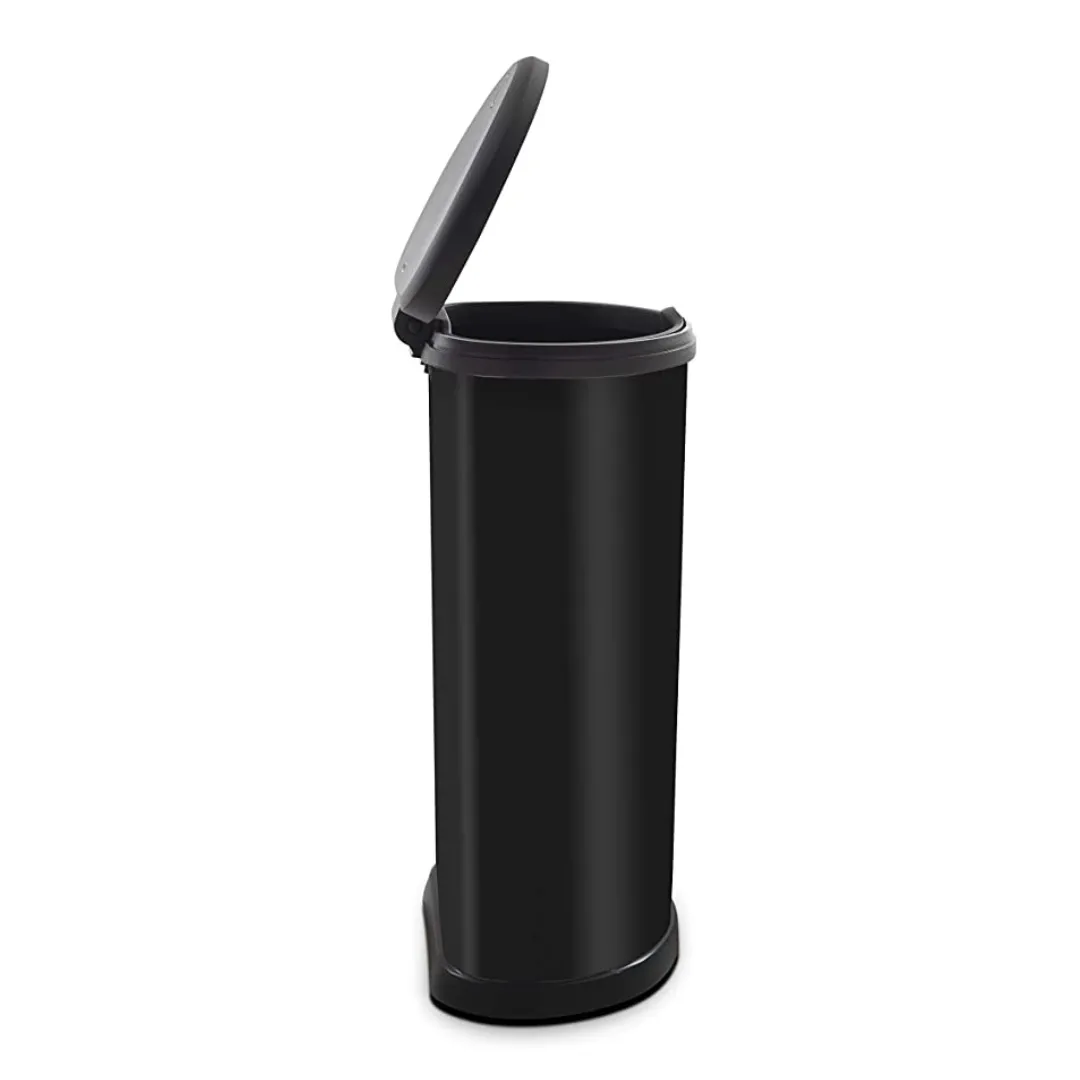 Deco Push Bin 40L Black