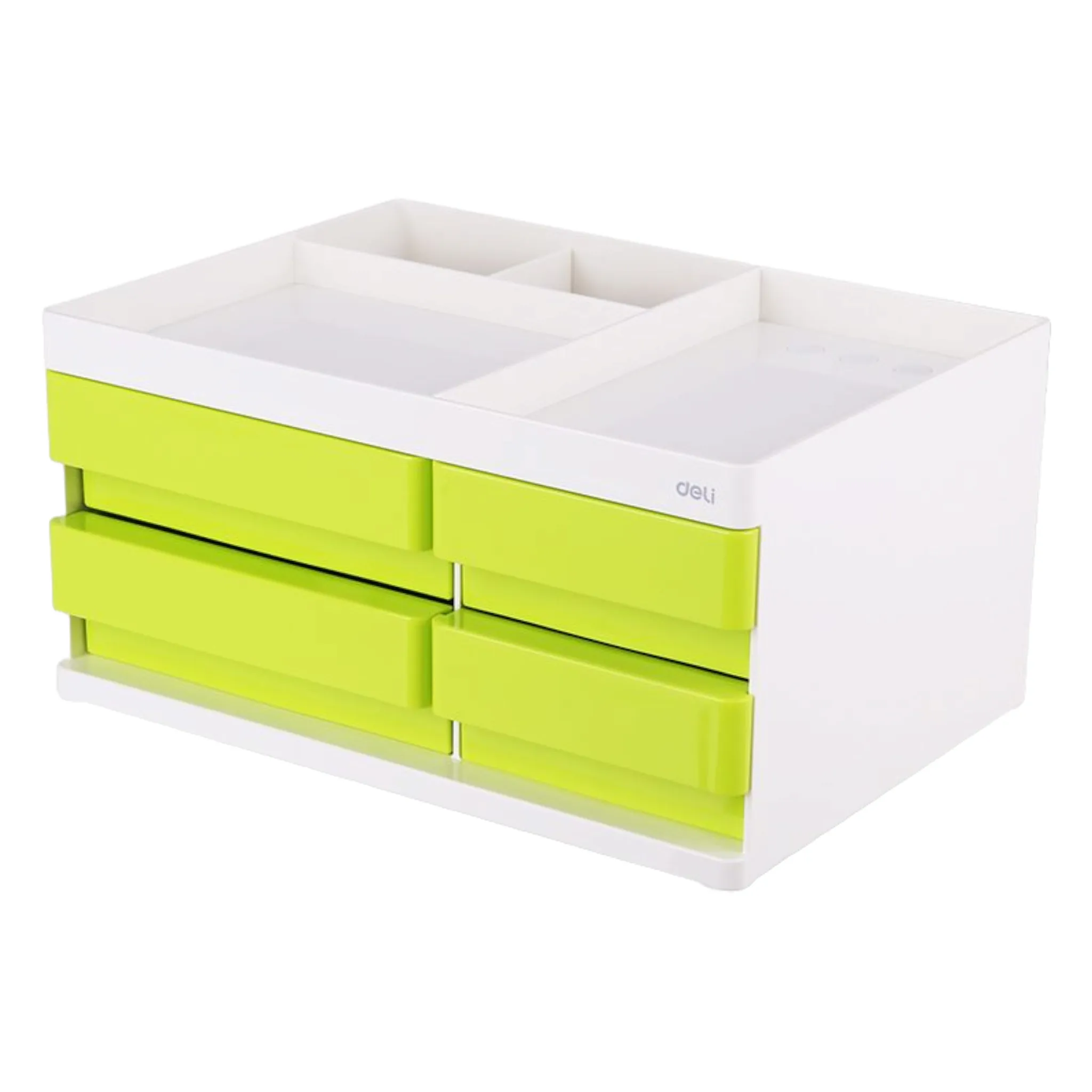 Deli Desk Organizer 4-Drawers 265x189x131mm Green