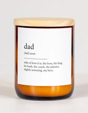 Dictionary Candle – Dad