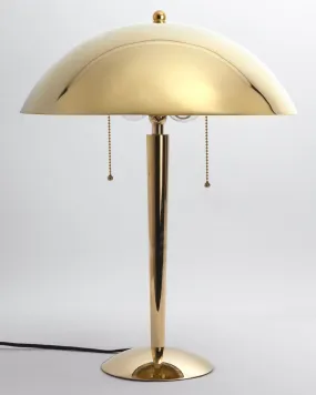 Dome Table Lamp with Solid Shade