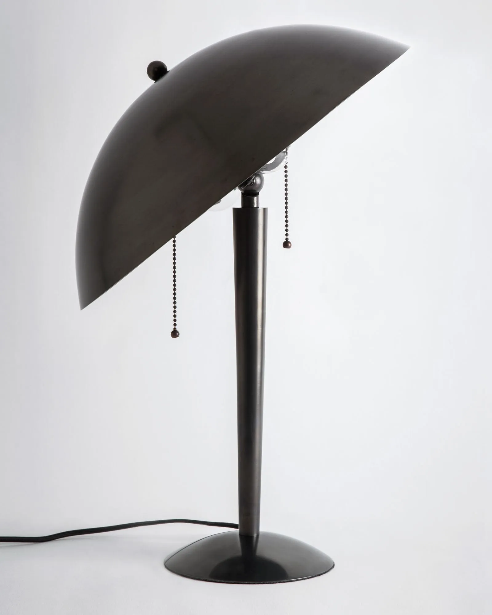 Dome Table Lamp with Solid Shade