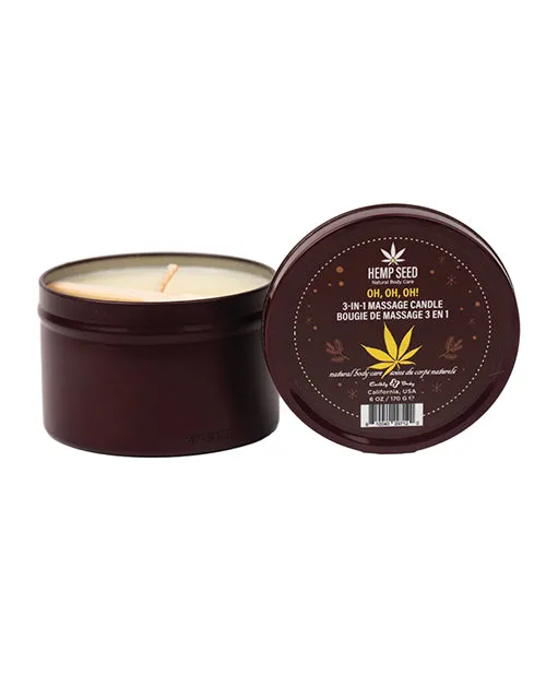 Earthly Body 2024 Holiday 3 in 1 Massage Candle