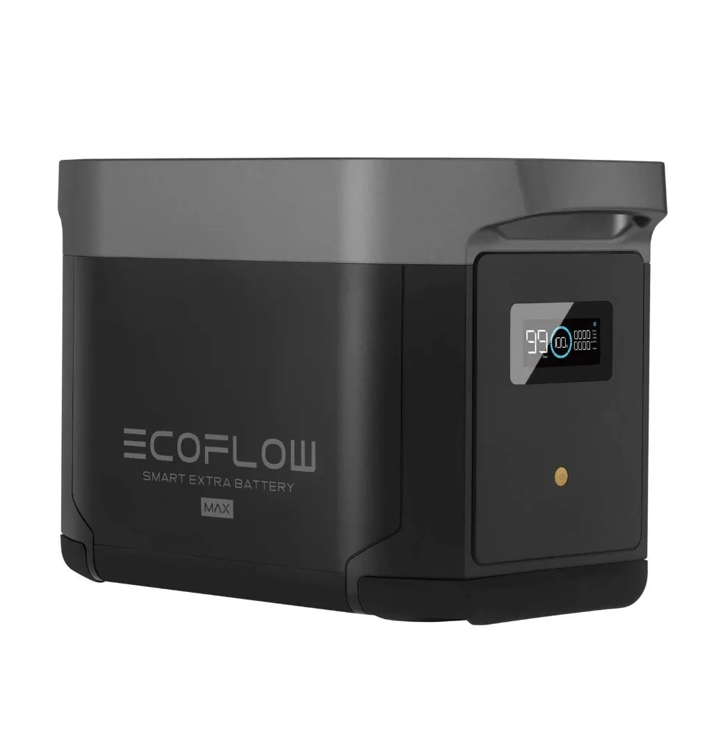 EcoFlow DELTA MAX Smart Extra Battery Portable Power Station - 3 Years Local Manufacturer Warranty