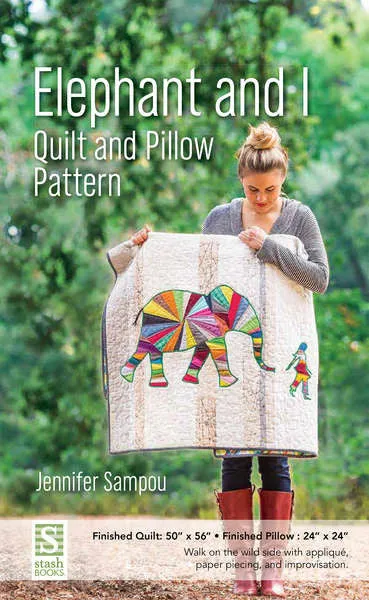 Elephant and I Quilt and Pillow