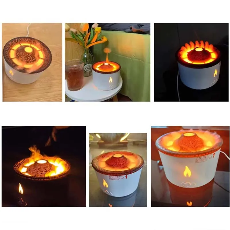 Essential Volcano Flame Oil Diffusers