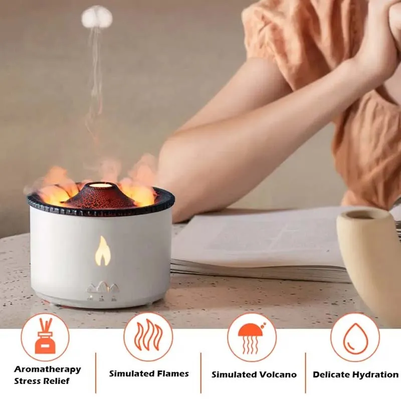 Essential Volcano Flame Oil Diffusers