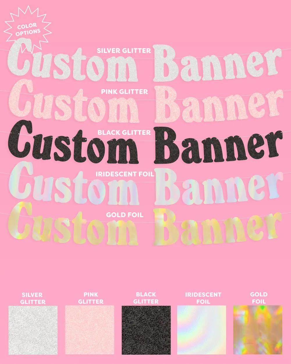 Gatsby Custom Banner - customizable banner