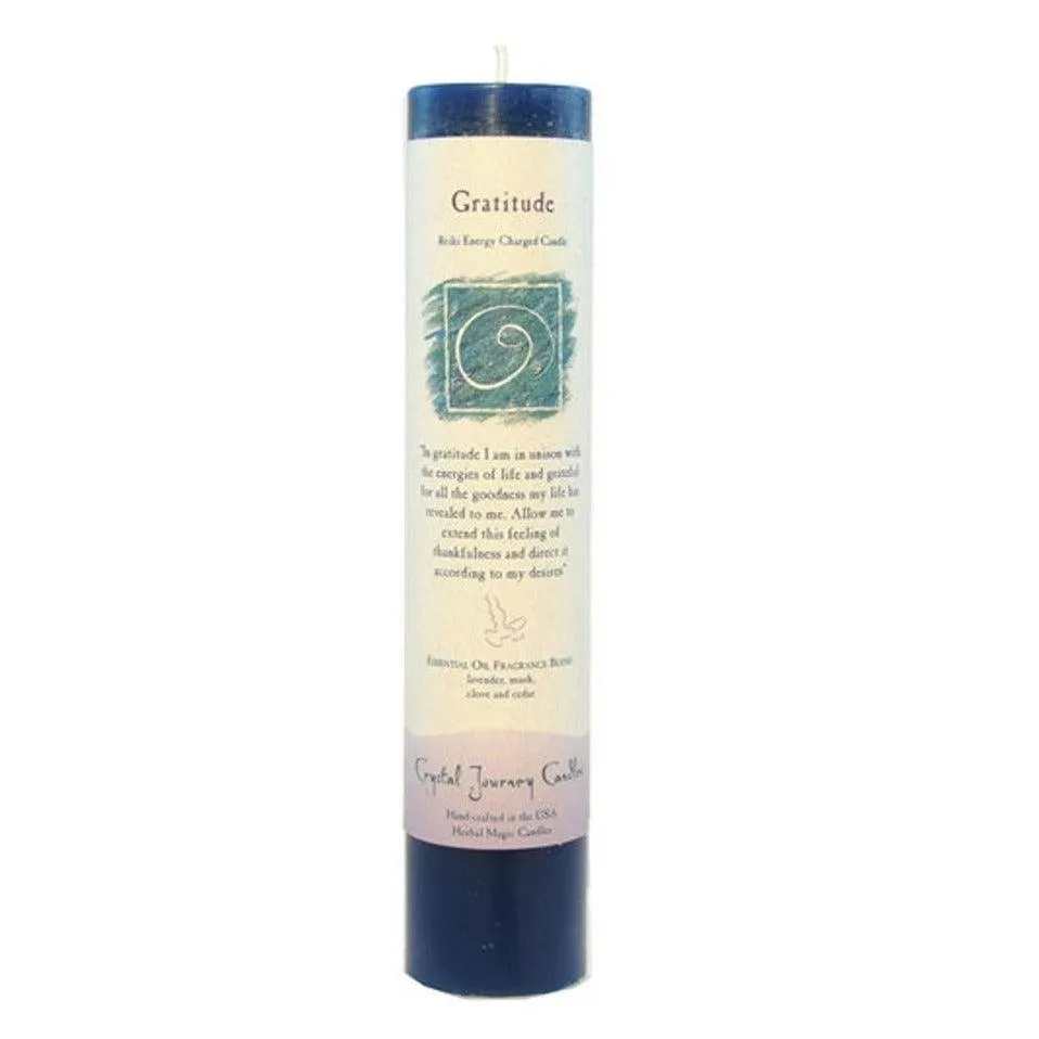 Gratitude Pillar Candle