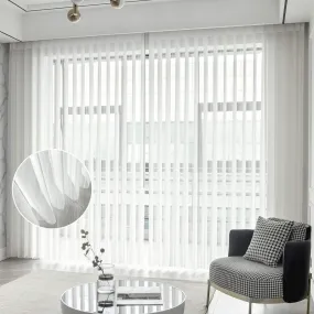 Graywind Manual Sheer Vertical Blinds | Striped Series | Customizable