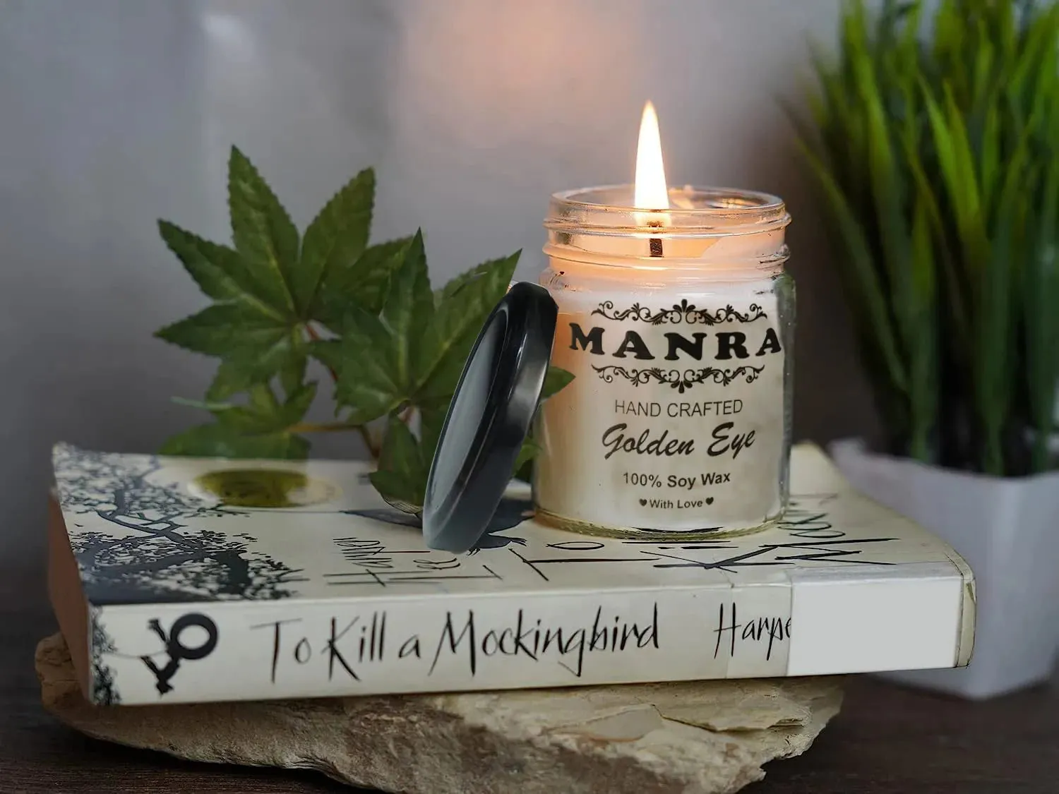 Handcrafted Scented Candles by Manra - Burn time 36 hours each candle