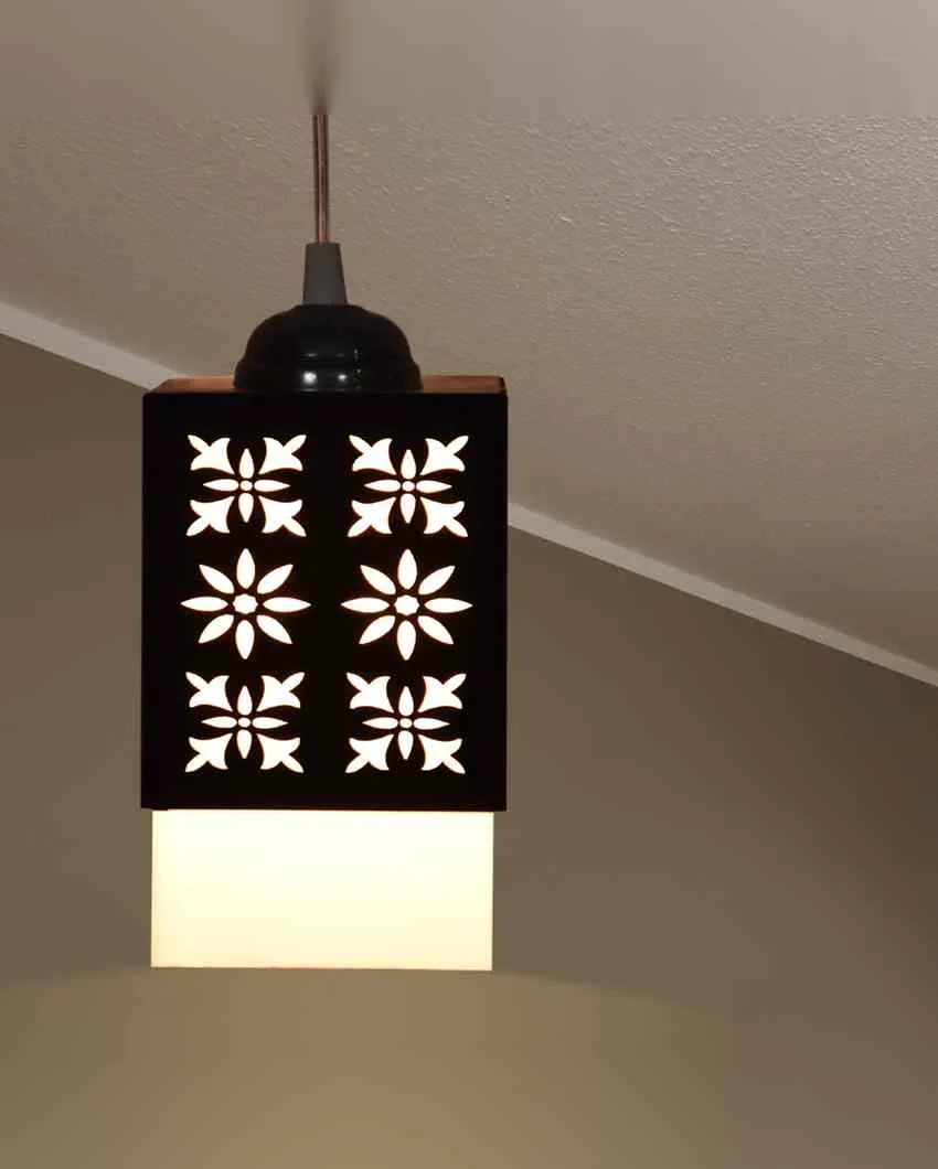 Handwerk Wooden 3 Lights Pendant Hallway Ceiling Lamp | 5 x 6 x 32 inches