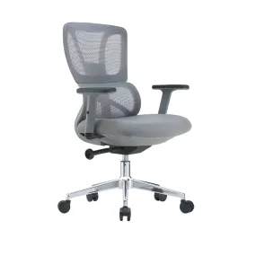 High Back Ergonomic Swivel Mesh Office Chairs With Lumbar Support Grey