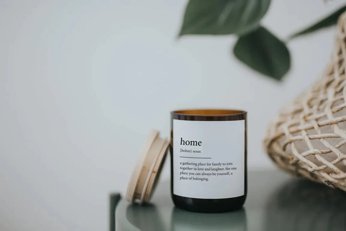 HOME - 'Dictionary Meaning Soy Candle'