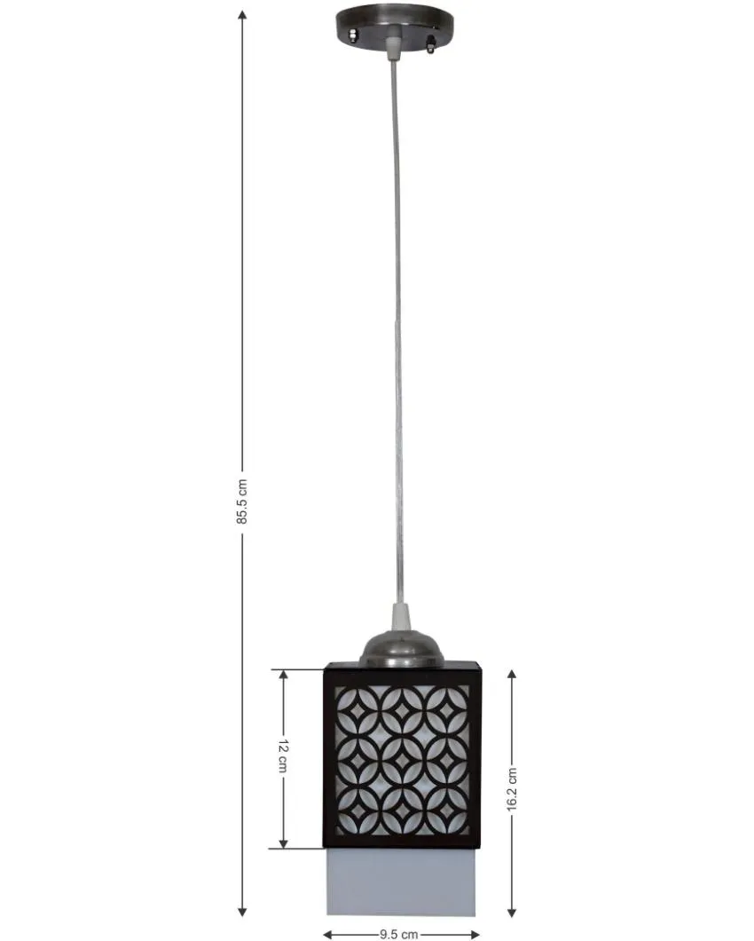 Immaculate Style Wooden Style Creative Pendant Lamp | 4 x 4 x 34 inches