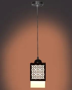 Immaculate Style Wooden Style Creative Pendant Lamp | 4 x 4 x 34 inches