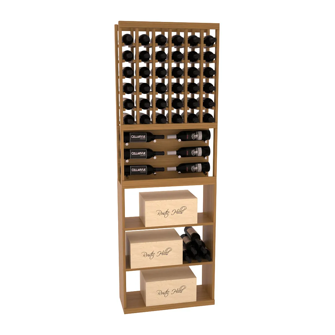 InstaCellar - 26" Showcase Display / Case Bin Combo