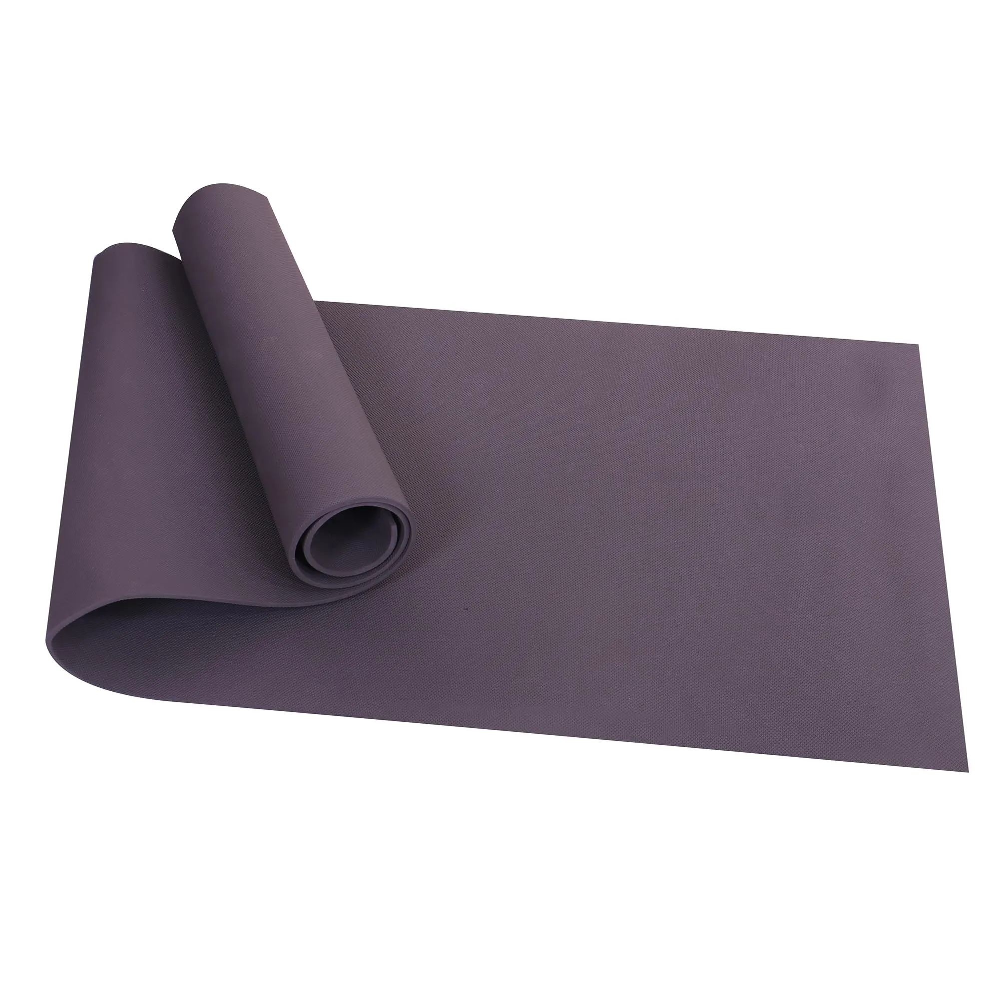 Kuber Industries Yoga Mat | Eva Foam Workout Mat | Anti-Skid Floor Exercise Mat | Carpet Mat for Gym-Fitness | Yoga Mat for Women | Yoga Mat for Men | 6 MM | Gray