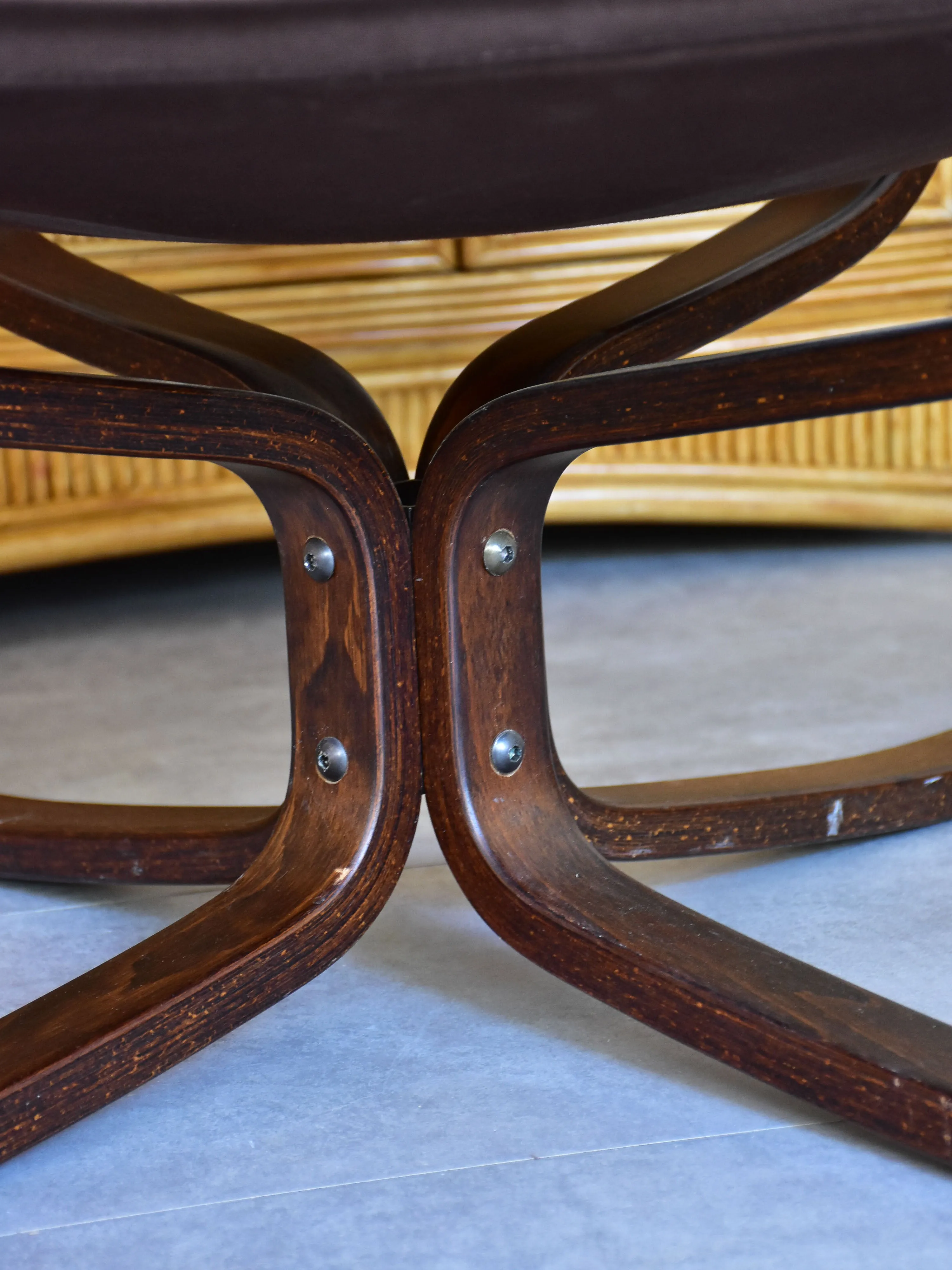 Large pair of Norwegian Falcon chairs attributed to Sigurd Ressell