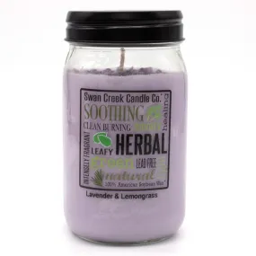 Lavender & Lemongrass 24oz Pantry Jar by Swan Creek Candle