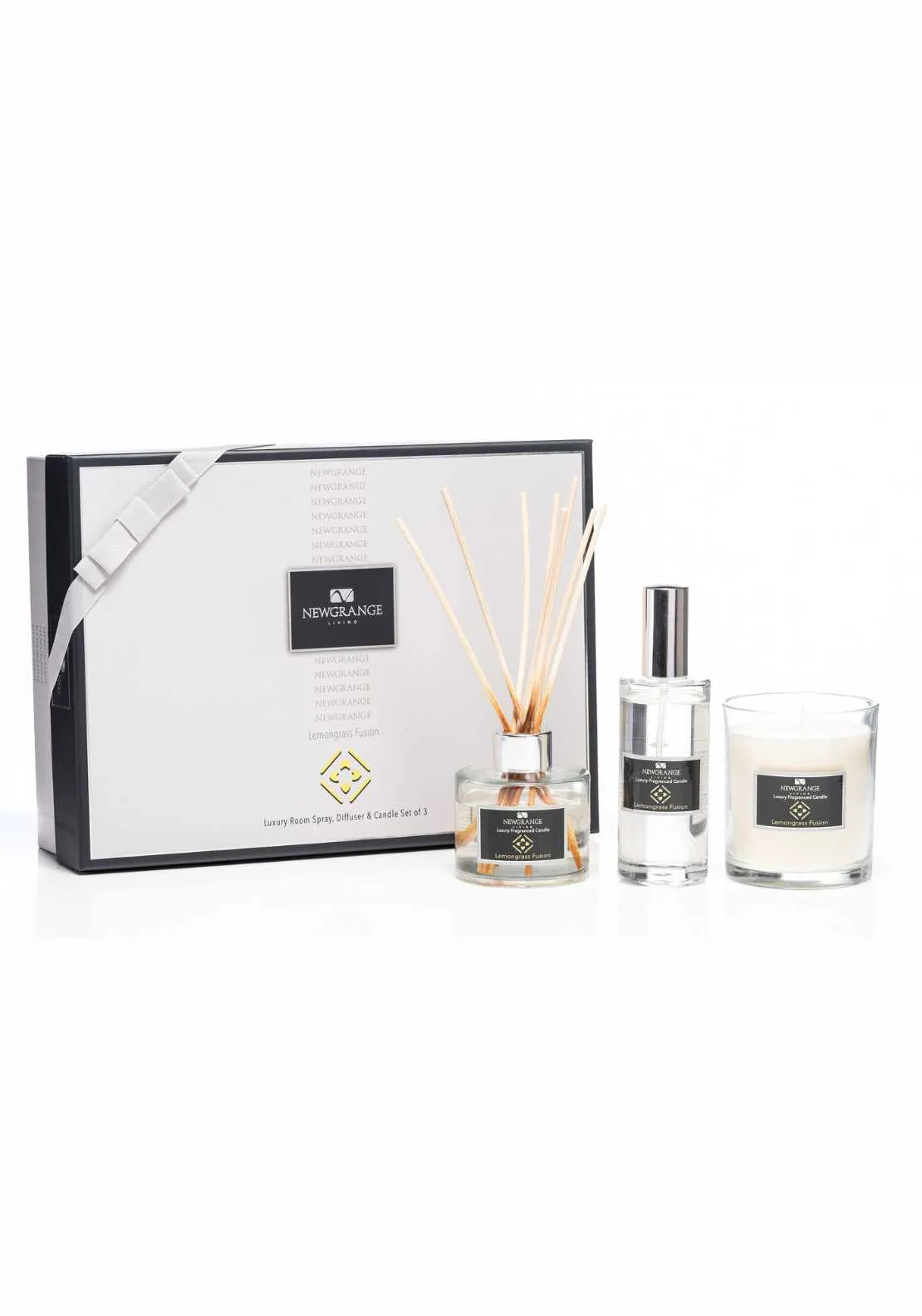 Lemongrass Fusion  Luxury Room Spray / Candle / Diffuser Set 3