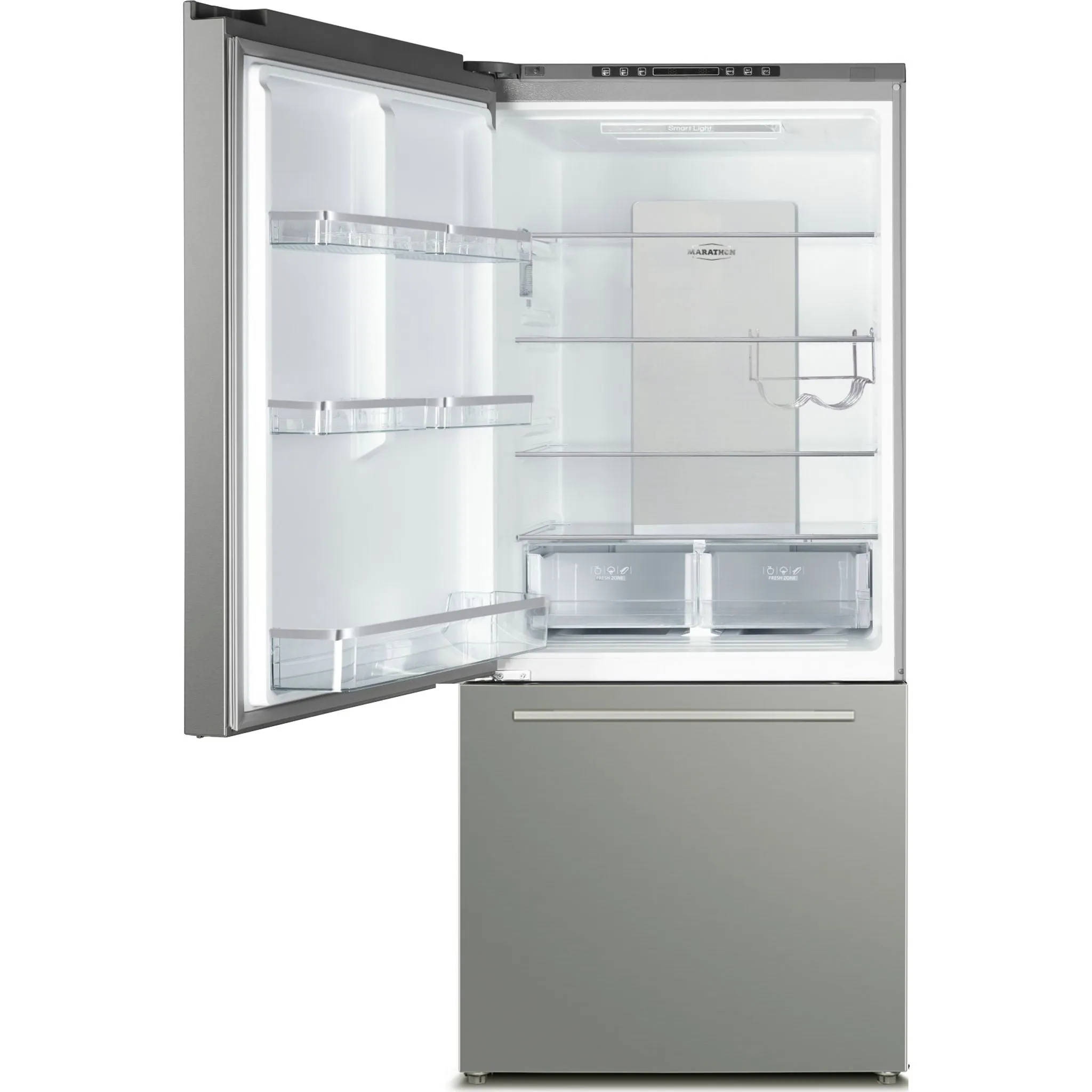 Marathon Bottom Mount Fridge (MFF179SSBM-LH) - Stainless Steel