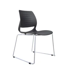 Modern Design Visitor Chair Steel Legs for Lobby, Office, Schools and Home