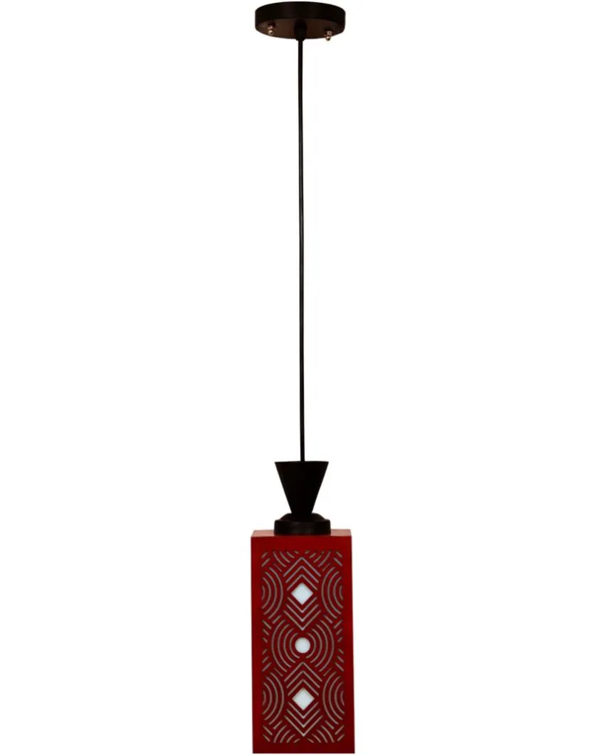 Natural Craft Wooden Style Creative Pendant Lamp | 4 x 4 x 36 inches