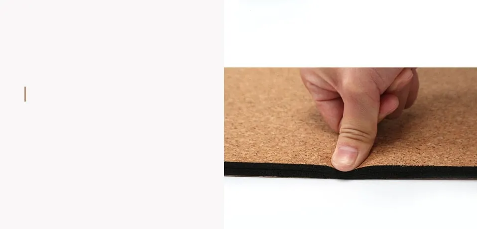 Non-Slip Natural Cork Yoga Mat With Bag