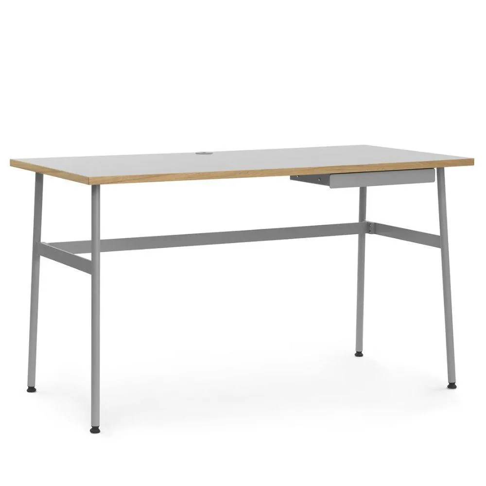 Normann Copenhagen Journal steel desk with laminated table-top